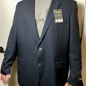 Men’s size 48 Regularat navy lined suit jacket / blazer
